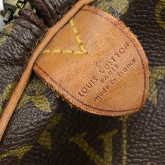 LOUIS VUITTON Keepall 50 Travel Hand Bag Monogram Leather Brown - Picture 10 of 16